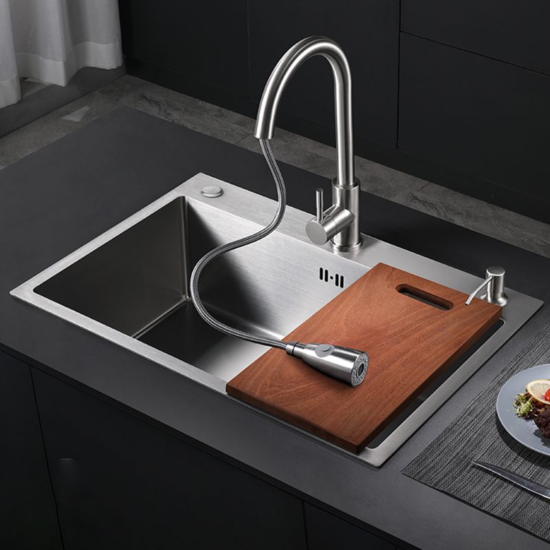 Classic Style Kitchen Sink Corrosion Resistant 3 Holes Kitchen Sink with Drain Assembly Clearhalo 'Home Improvement' 'home_improvement' 'home_improvement_kitchen_sinks' 'Kitchen Remodel & Kitchen Fixtures' 'Kitchen Sinks & Faucet Components' 'Kitchen Sinks' 'kitchen_sinks' 1200x1200_498d2ba8-cba8-4c89-8507-d8df1b58722f