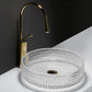 Contemporary Bathroom Sink Pop-Up Drain Glass Solid Color Rectangular Vessel Sink Clearhalo 'Bathroom Remodel & Bathroom Fixtures' 'Bathroom Sinks & Faucet Components' 'Bathroom Sinks' 'bathroom_sink' 'Home Improvement' 'home_improvement' 'home_improvement_bathroom_sink' 1200x1200_49a0645e-dc5e-4a03-9afb-5e8a0028976a