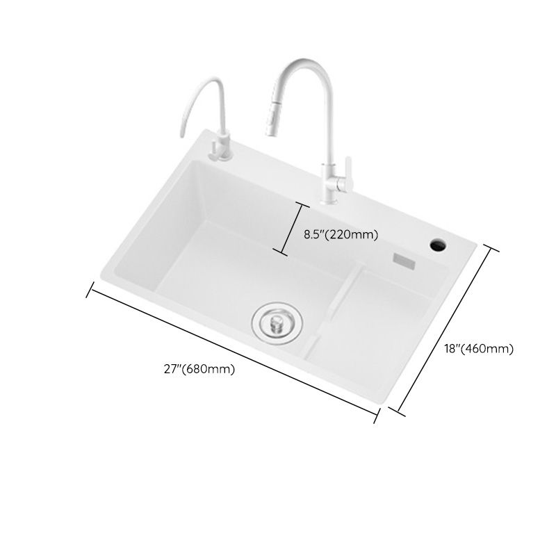 Modern Style Kitchen Sink Granite Kitchen Sink with Drain Assembly Clearhalo 'Home Improvement' 'home_improvement' 'home_improvement_kitchen_sinks' 'Kitchen Remodel & Kitchen Fixtures' 'Kitchen Sinks & Faucet Components' 'Kitchen Sinks' 'kitchen_sinks' 1200x1200_49abb774-a95f-4e62-8d7d-5e2af7e5a1c0