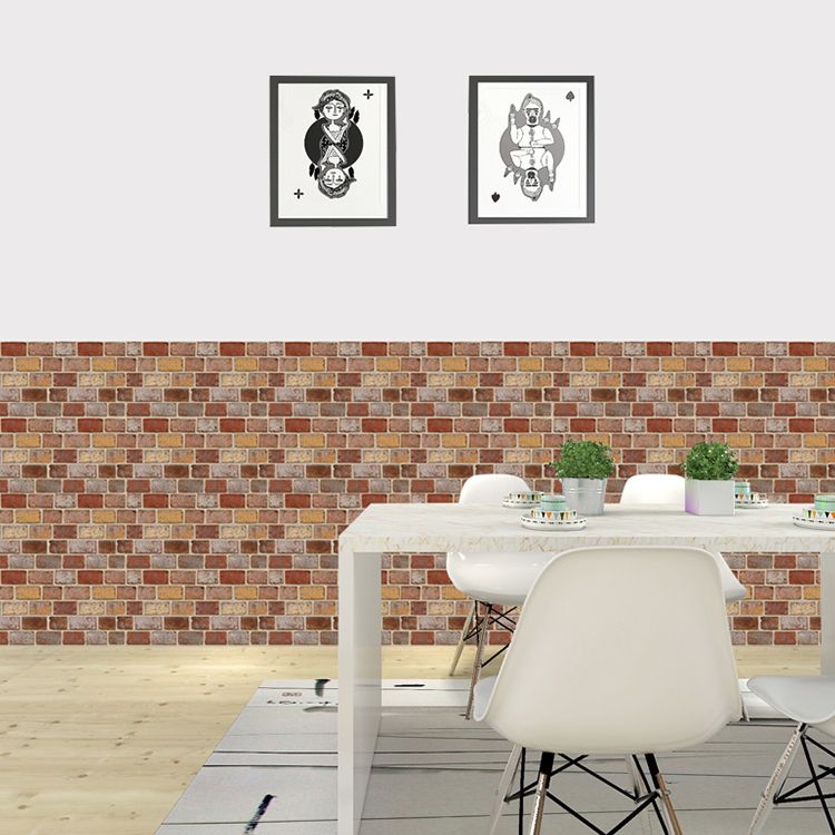 Artificial Brick Panel Wall Farmhouse Style Simple Home Living Room Wall Panel (5-pack) Clearhalo 'Flooring 'Home Improvement' 'home_improvement' 'home_improvement_wall_paneling' 'Wall Paneling' 'wall_paneling' 'Walls & Ceilings' Walls and Ceiling' 1200x1200_49bec1b7-d59b-405b-9edf-c8a08b7a3824