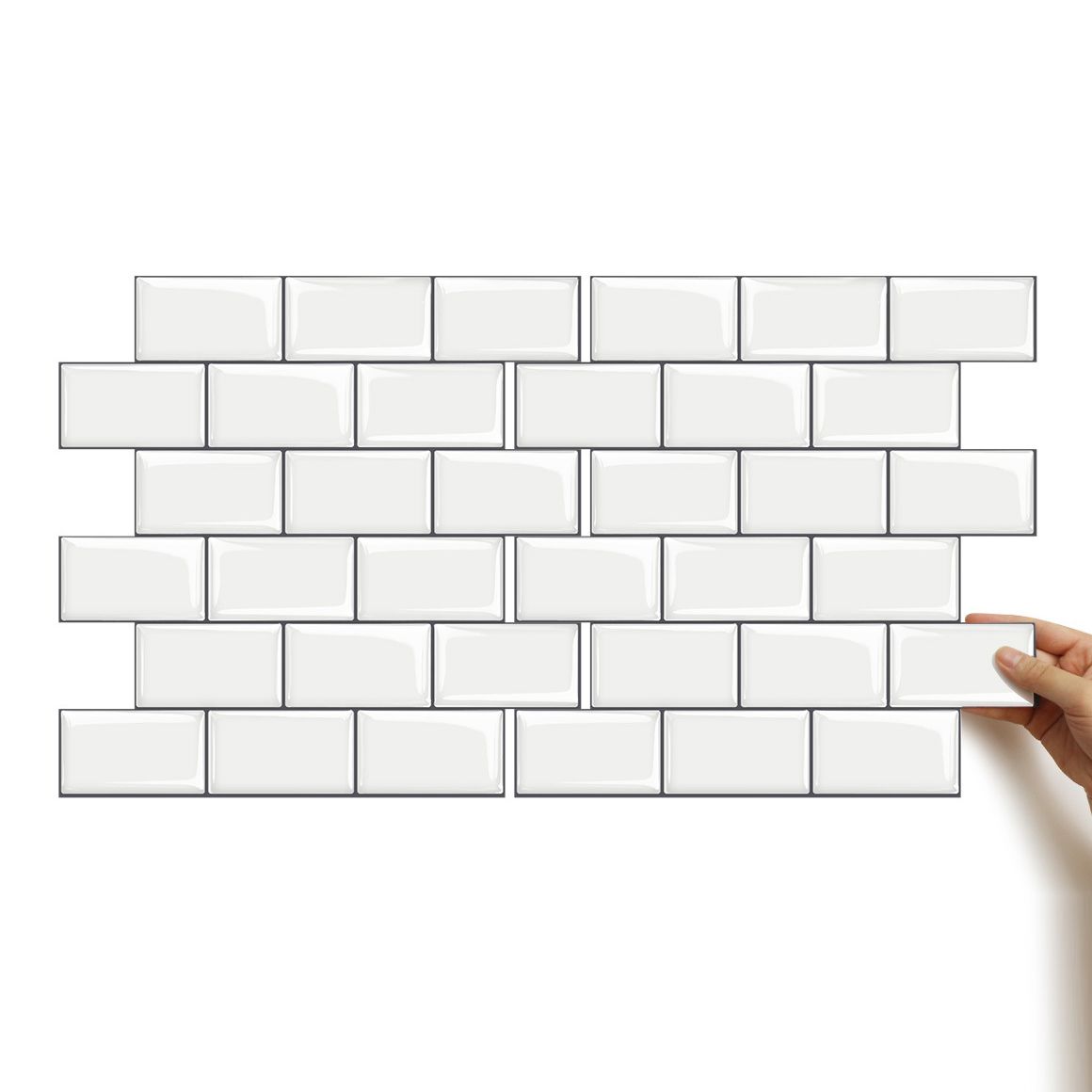 12"x 12" Resin Mosaic Tile Square Peel and Stick Tile for Backsplash & Wall Tile Clearhalo 'Flooring 'Home Improvement' 'home_improvement' 'home_improvement_peel_stick_blacksplash' 'Peel & Stick Backsplash Tile' 'peel_stick_blacksplash' 'Walls & Ceilings' Walls and Ceiling' 1200x1200_49c0bf18-5a04-47a0-9043-148f78915be3