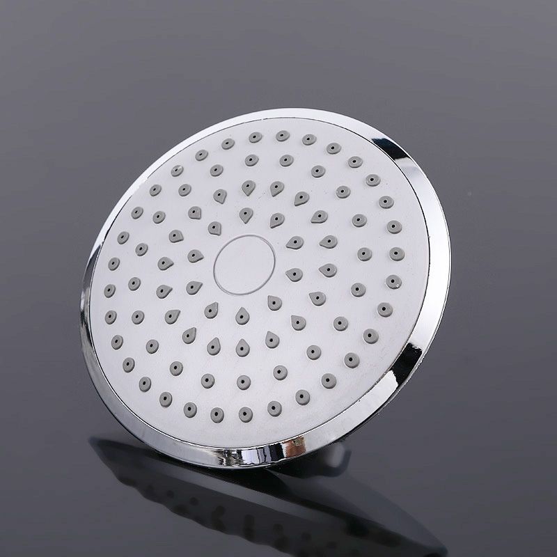 Round Shape Shower Head Modern Swivel Wall Mounted Fixed Shower Head ...
