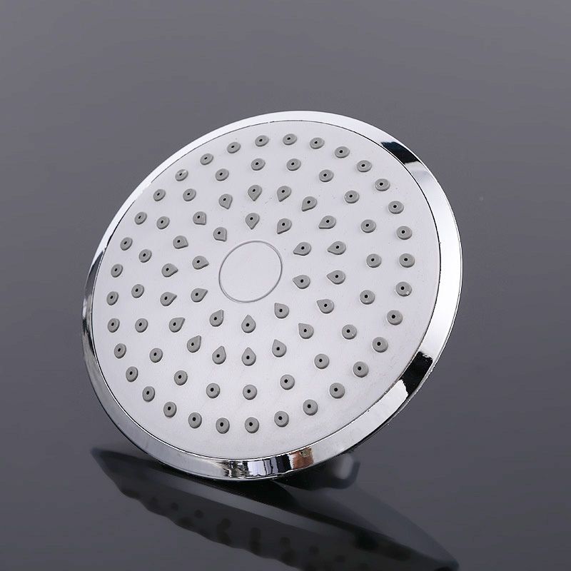 Round Shape Shower Head Modern Swivel Wall Mounted Fixed Shower Head Clearhalo 'Bathroom Remodel & Bathroom Fixtures' 'Home Improvement' 'home_improvement' 'home_improvement_shower_heads' 'Shower Heads' 'shower_heads' 'Showers & Bathtubs Plumbing' 'Showers & Bathtubs' 1200x1200_49cfd9d7-3f0d-4c1a-aa3f-ac10b1104a90