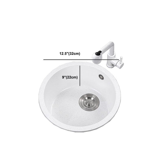 White 9" H Sink Single Bowl Drop-In Kitchen Sink with Soundproofing Clearhalo 'Home Improvement' 'home_improvement' 'home_improvement_kitchen_sinks' 'Kitchen Remodel & Kitchen Fixtures' 'Kitchen Sinks & Faucet Components' 'Kitchen Sinks' 'kitchen_sinks' 1200x1200_49e12b58-653f-4301-b9e8-6f8f13a1e8ef