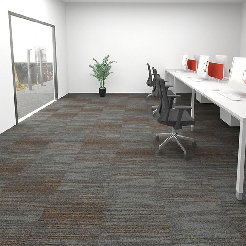 Carpet Tile Non-Skid Fade Resistant Solid Color Loose Lay Carpet Tiles Bedroom Clearhalo 'Carpet Tiles & Carpet Squares' 'carpet_tiles_carpet_squares' 'Flooring 'Home Improvement' 'home_improvement' 'home_improvement_carpet_tiles_carpet_squares' Walls and Ceiling' 1200x1200_4a061da5-9d90-4539-9a87-a77e9437f014