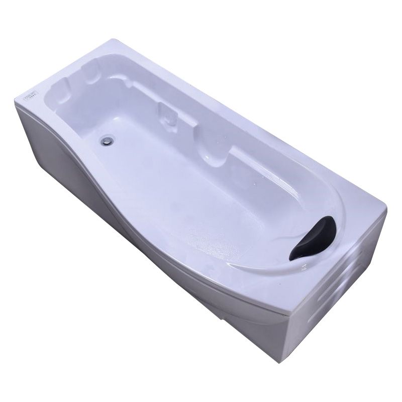 Modern Rectangular Bathtub Stand Alone Acrylic White Soaking Bath Clearhalo 'Bathroom Remodel & Bathroom Fixtures' 'Bathtubs' 'Home Improvement' 'home_improvement' 'home_improvement_bathtubs' 'Showers & Bathtubs' 1200x1200_4a06c3d7-8bf9-43aa-839b-792a2de3b2a0