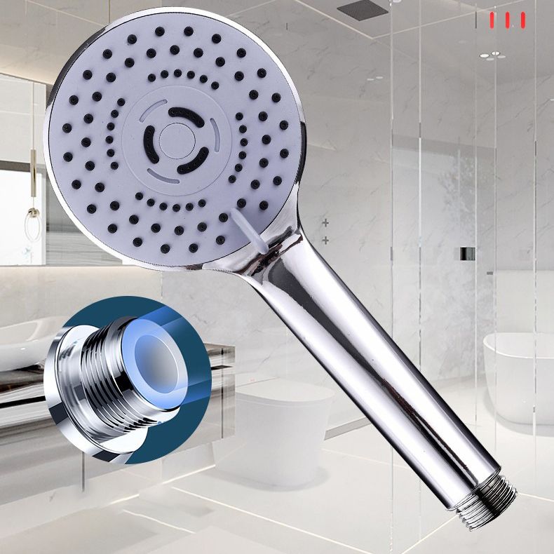 Modern Plastic Shower Head Round Handheld Shower Head with Adjustable Water Flow Clearhalo 'Bathroom Remodel & Bathroom Fixtures' 'Home Improvement' 'home_improvement' 'home_improvement_shower_heads' 'Shower Heads' 'shower_heads' 'Showers & Bathtubs Plumbing' 'Showers & Bathtubs' 1200x1200_4a44dae5-7c32-4959-bc5d-d09ca4ffdd8f