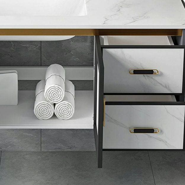 Modern Wall Mount Sink Vanity with Faucet Sink Doors for Bathroom Clearhalo 'Bathroom Remodel & Bathroom Fixtures' 'Bathroom Vanities' 'bathroom_vanities' 'Home Improvement' 'home_improvement' 'home_improvement_bathroom_vanities' 1200x1200_4a475e3d-f8cc-433d-8d8a-7b1fea0fb2f9