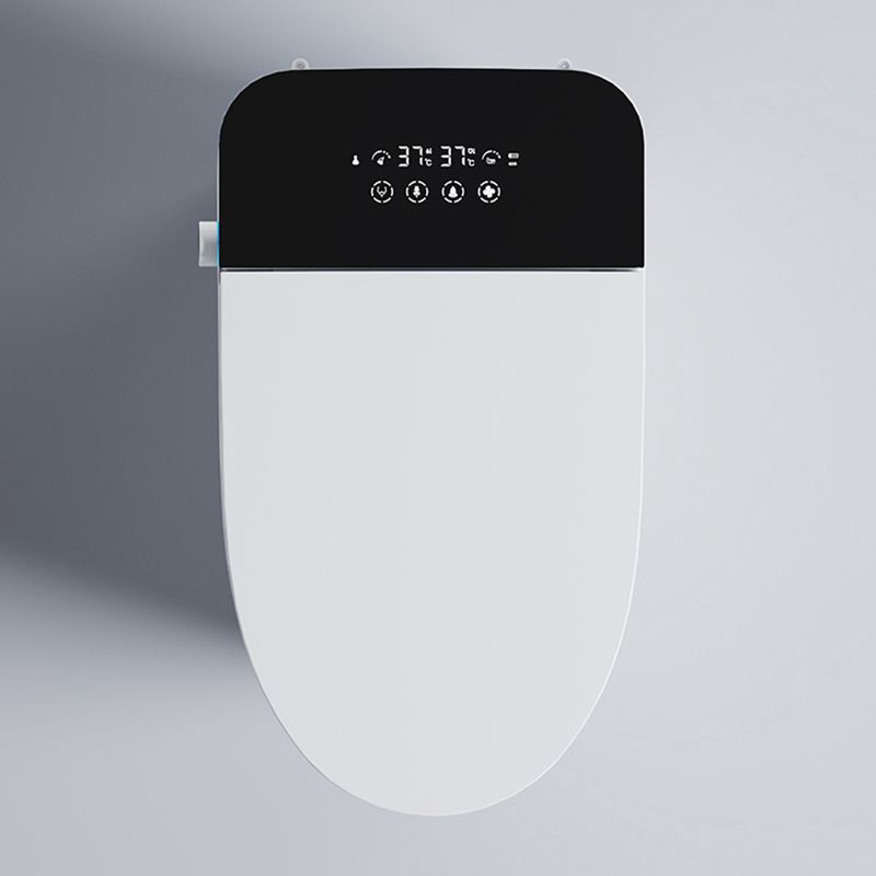 White Elongated Floor Standing Bidet with Heated Seat and Foot Sensor Clearhalo 'Bathroom Remodel & Bathroom Fixtures' 'Bidets' 'Home Improvement' 'home_improvement' 'home_improvement_bidets' 'Toilets & Bidets' 1200x1200_4a6c10f0-ab79-4e66-a2ec-6009aa51b05e