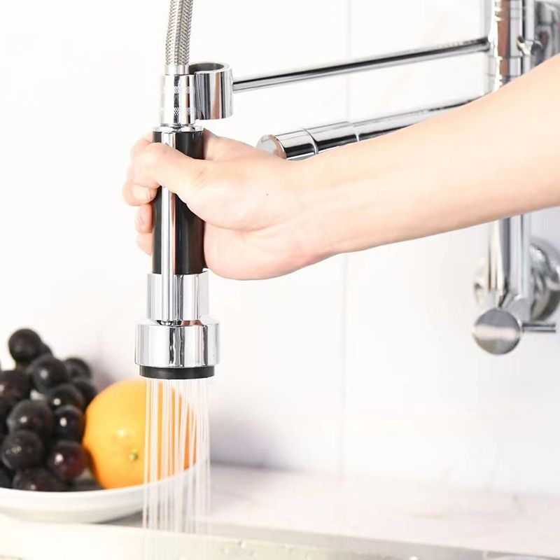 Modern 1-Handle Faucet Touchless Spring Spout Standard Kitchen Faucet Clearhalo 'Home Improvement' 'home_improvement' 'home_improvement_kitchen_faucets' 'Kitchen Faucets' 'Kitchen Remodel & Kitchen Fixtures' 'Kitchen Sinks & Faucet Components' 'kitchen_faucets' 1200x1200_4a79f82a-b6d0-4199-be51-3a0bb8c543b4