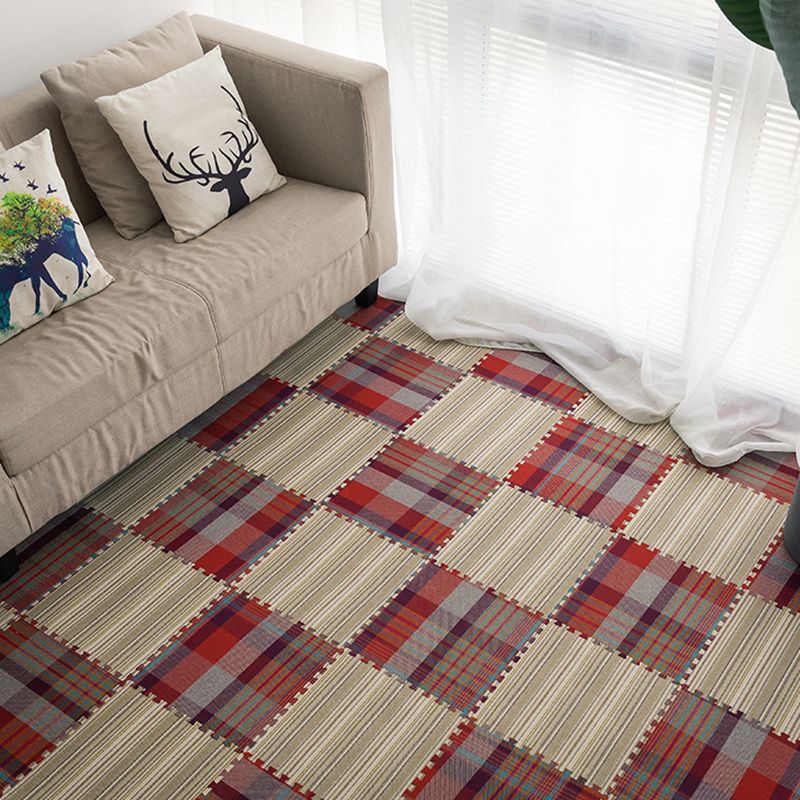 Basic Carpet Tiles Interlocking Stripe Pattern Square Carpet Tiles Clearhalo 'Carpet Tiles & Carpet Squares' 'carpet_tiles_carpet_squares' 'Flooring 'Home Improvement' 'home_improvement' 'home_improvement_carpet_tiles_carpet_squares' Walls and Ceiling' 1200x1200_4aaedabc-d54e-4763-b9ae-170d67df903c