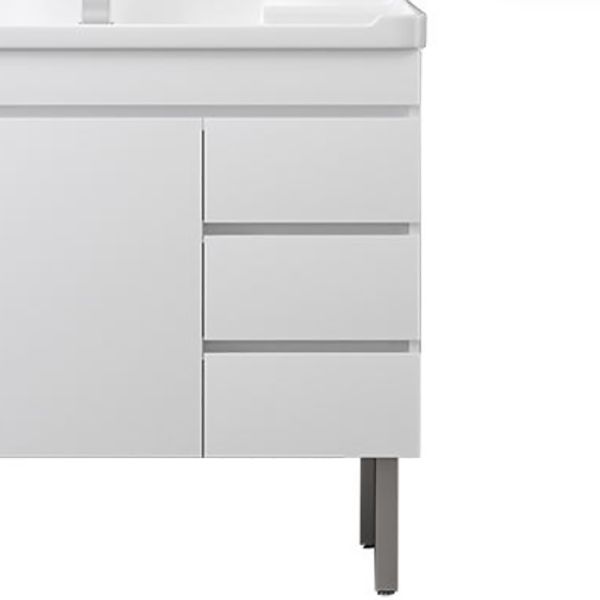 Modern Sink Vanity Freestanding Wood Bathroom Sink Vanity with Mirror Clearhalo 'Bathroom Remodel & Bathroom Fixtures' 'Bathroom Vanities' 'bathroom_vanities' 'Home Improvement' 'home_improvement' 'home_improvement_bathroom_vanities' 1200x1200_4ace37d5-cad3-44e3-9dbb-fe67b86598ed