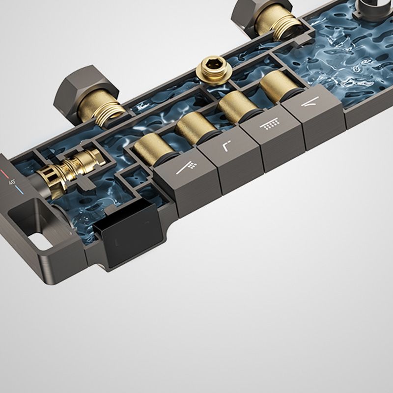 Modern Shower Head Combo Solid Color Slide Bar Included Tub and Shower Faucet Clearhalo 'Bathroom Remodel & Bathroom Fixtures' 'Home Improvement' 'home_improvement' 'home_improvement_shower_faucets' 'Shower Faucets & Systems' 'shower_faucets' 'Showers & Bathtubs Plumbing' 'Showers & Bathtubs' 1200x1200_4ae11ff2-b42c-41ca-bba5-7a8b470cce4f