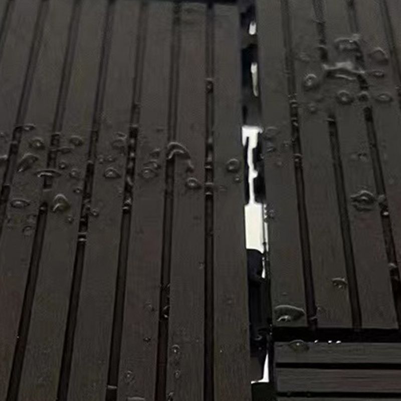Wire Brushed Wood Floor Tile Click Lock Engineered Wood for Patio Garden Clearhalo 'Flooring 'Hardwood Flooring' 'hardwood_flooring' 'Home Improvement' 'home_improvement' 'home_improvement_hardwood_flooring' Walls and Ceiling' 1200x1200_4aeacf13-dbc8-48fb-bf6e-5952dfb23a5c
