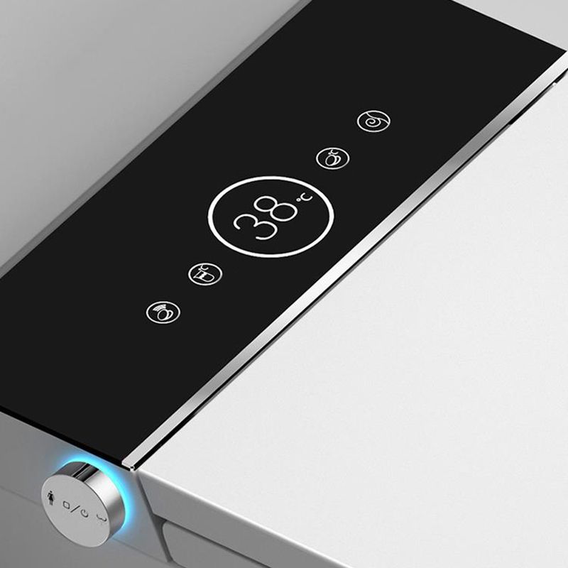 Elongated Wall Mounted Bidet with Heated Seat White 12.20" High Temperature Control Bidet Clearhalo 'Bathroom Remodel & Bathroom Fixtures' 'Bidets' 'Home Improvement' 'home_improvement' 'home_improvement_bidets' 'Toilets & Bidets' 1200x1200_4b1e7bab-311c-4f9d-b33e-40448e8a4c00