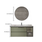 Waterproof Vanity Green Wood Frame Single Sink Drawers Mirror Wall-Mounted Vanity Clearhalo 'Bathroom Remodel & Bathroom Fixtures' 'Bathroom Vanities' 'bathroom_vanities' 'Home Improvement' 'home_improvement' 'home_improvement_bathroom_vanities' 1200x1200_4b49eb12-b5d0-451a-8151-feba0a827223