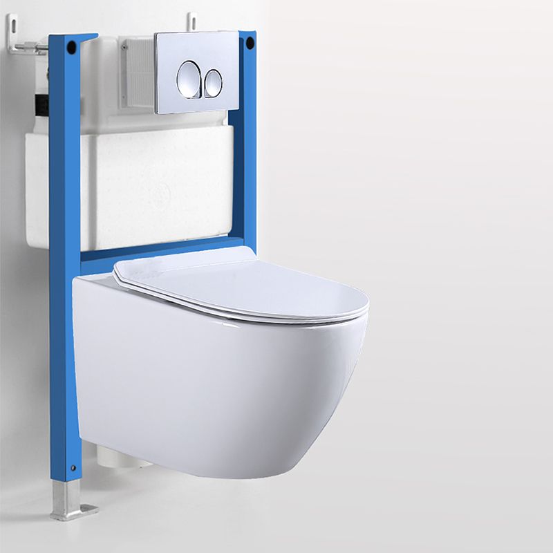 Modern Wall Hung Toilet Bowl 1-Piece Urine Toilet with Seat for Washroom Clearhalo 'Bathroom Remodel & Bathroom Fixtures' 'Home Improvement' 'home_improvement' 'home_improvement_toilets' 'Toilets & Bidets' 'Toilets' 1200x1200_4b791add-4427-4dae-85f2-2e3c697d5d67