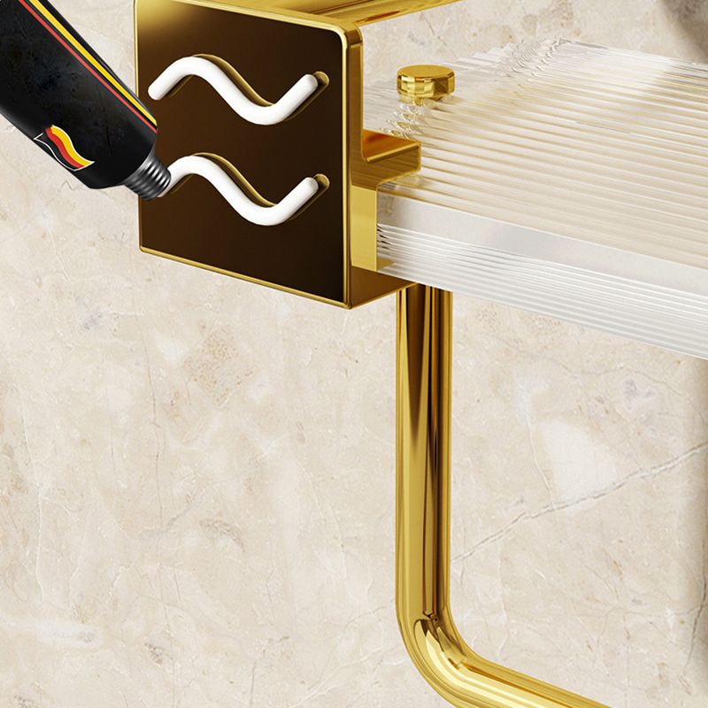 Modern Silver/Gold Bathroom Hardware Set Bath Shelf Bathroom Set Clearhalo 'Bathroom Hardware Sets' 'Bathroom Hardware' 'Bathroom Remodel & Bathroom Fixtures' 'bathroom_hardware_sets' 'Home Improvement' 'home_improvement' 'home_improvement_bathroom_hardware_sets' 1200x1200_4b98aff9-3979-4ded-bc56-1d9029869db7