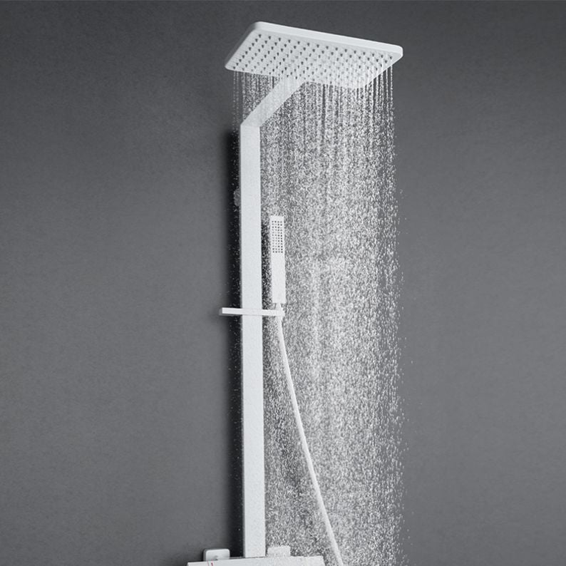 Constant Temperature Shower Set Wall-mounted Rain Shower Set Pressurized Water Outlet Clearhalo 'Bathroom Remodel & Bathroom Fixtures' 'Home Improvement' 'home_improvement' 'home_improvement_shower_faucets' 'Shower Faucets & Systems' 'shower_faucets' 'Showers & Bathtubs Plumbing' 'Showers & Bathtubs' 1200x1200_4b9e899d-8b0d-4b73-86d6-2a251426f720