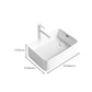 Modern Bathroom Sink Porcelain Solid Color Rectangular Vessel Bathroom Sink Clearhalo 'Bathroom Remodel & Bathroom Fixtures' 'Bathroom Sinks & Faucet Components' 'Bathroom Sinks' 'bathroom_sink' 'Home Improvement' 'home_improvement' 'home_improvement_bathroom_sink' 1200x1200_4ba0d4f9-3e93-4e15-b43a-2874808d9c1e