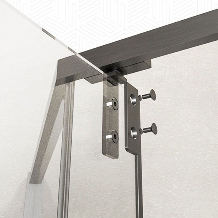 Modern Shower Enclosure Corner Black Clear Glass Shower Stall Clearhalo 'Bathroom Remodel & Bathroom Fixtures' 'Home Improvement' 'home_improvement' 'home_improvement_shower_stalls_enclosures' 'Shower Stalls & Enclosures' 'shower_stalls_enclosures' 'Showers & Bathtubs' 1200x1200_4bbbfe2c-883f-439f-9ede-2d360c0d2e7d