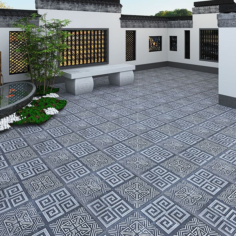 Modern Style Outdoor Floor Tile Square Straight Edge Vintage Floor Tile Clearhalo 'Floor Tiles & Wall Tiles' 'floor_tiles_wall_tiles' 'Flooring 'Home Improvement' 'home_improvement' 'home_improvement_floor_tiles_wall_tiles' Walls and Ceiling' 1200x1200_4bc69bbd-d31c-4d0a-a191-9355b1b30d39