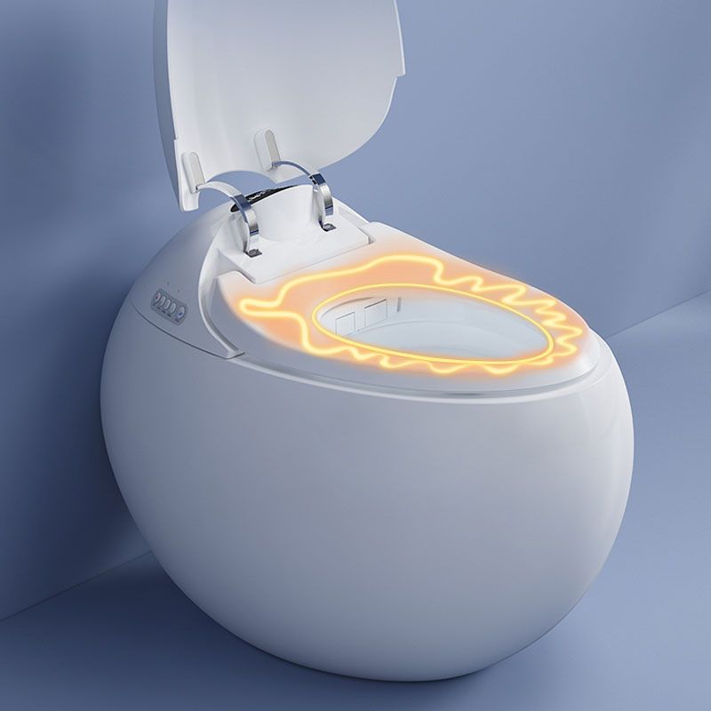 White Vitreous China Bidets with Heated Seat Floor Standing Bidet Clearhalo 'Bathroom Remodel & Bathroom Fixtures' 'Bidets' 'Home Improvement' 'home_improvement' 'home_improvement_bidets' 'Toilets & Bidets' 1200x1200_4be2b4e2-f4b8-4643-bf4a-0cccb6f384dd