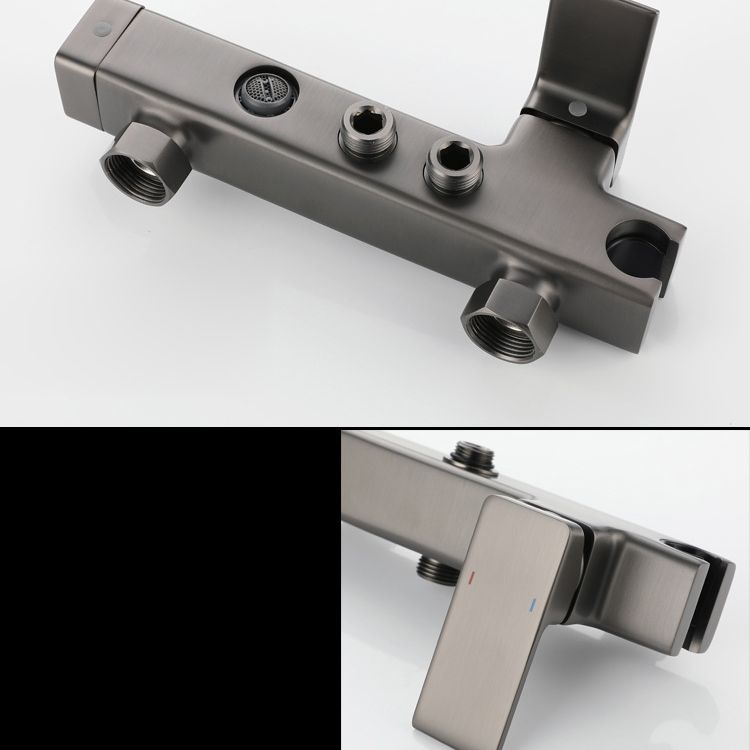 Modern Shower Head Combo Brass Adjustable Shower Head Wall Mounted Shower Set Clearhalo 'Bathroom Remodel & Bathroom Fixtures' 'Home Improvement' 'home_improvement' 'home_improvement_shower_faucets' 'Shower Faucets & Systems' 'shower_faucets' 'Showers & Bathtubs Plumbing' 'Showers & Bathtubs' 1200x1200_4beb8c91-b9ab-42c8-94e4-8301ab06b9bd