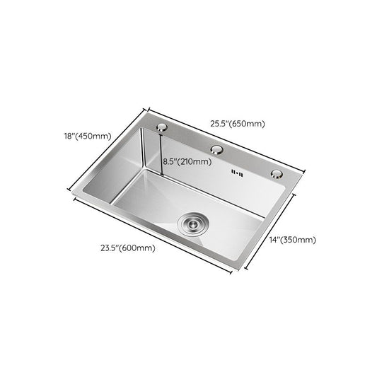 Stainless Steel Drop-In Kitchen Sink Single Bowl Sink with 3 Holes Clearhalo 'Home Improvement' 'home_improvement' 'home_improvement_kitchen_sinks' 'Kitchen Remodel & Kitchen Fixtures' 'Kitchen Sinks & Faucet Components' 'Kitchen Sinks' 'kitchen_sinks' 1200x1200_4bee2b7b-2ba2-43ab-81e5-c140abb4d1f0