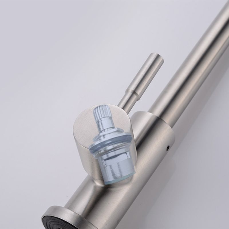 Modern Pot Filler 304 Stainless Steel 1-Handle High Arch Kitchen Faucet Clearhalo 'Home Improvement' 'home_improvement' 'home_improvement_kitchen_faucets' 'Kitchen Faucets' 'Kitchen Remodel & Kitchen Fixtures' 'Kitchen Sinks & Faucet Components' 'kitchen_faucets' 1200x1200_4bfa1eef-4738-4ad4-aa67-ae124c8318be