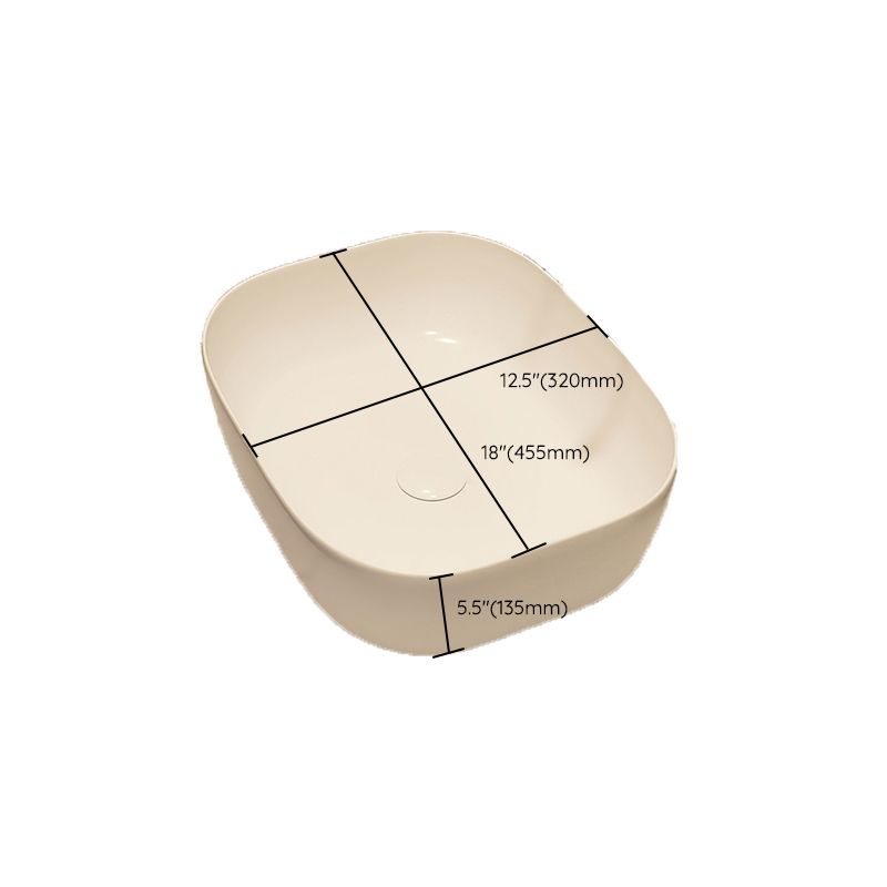 Modern Style White Bathroom Sink Rectangle Ceramic Bathroom Sink Clearhalo 'Bathroom Remodel & Bathroom Fixtures' 'Bathroom Sinks & Faucet Components' 'Bathroom Sinks' 'bathroom_sink' 'Home Improvement' 'home_improvement' 'home_improvement_bathroom_sink' 1200x1200_4c3b7c81-a335-4460-a413-7d7b51724a15