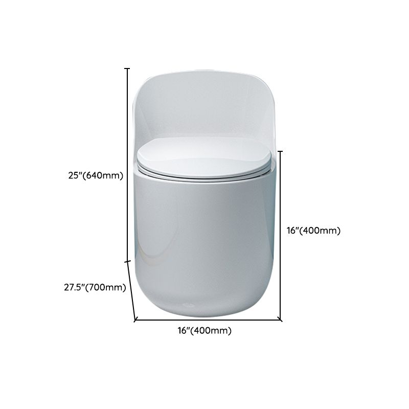 Modern White Siphon Jet Urine Toilet Wall Hung Toilet Bowl with Toilet Seat Clearhalo 'Bathroom Remodel & Bathroom Fixtures' 'Home Improvement' 'home_improvement' 'home_improvement_toilets' 'Toilets & Bidets' 'Toilets' 1200x1200_4c4c3748-2067-4c1c-8909-e5135643a839