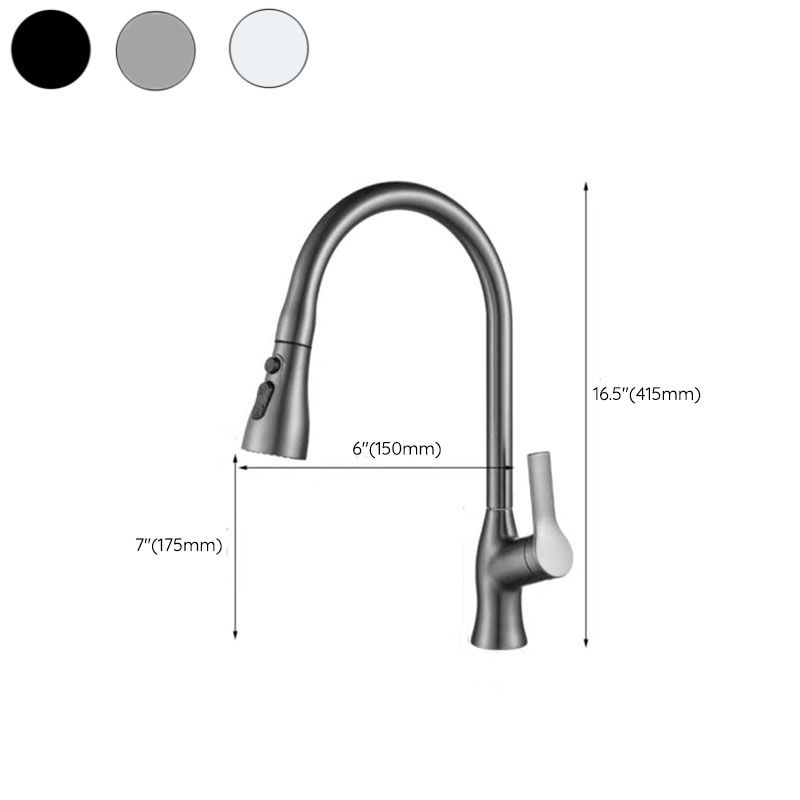 1-Handle Faucets Pull down Copper with Water Dispenser Standard Kitchen Faucets Clearhalo 'Home Improvement' 'home_improvement' 'home_improvement_kitchen_faucets' 'Kitchen Faucets' 'Kitchen Remodel & Kitchen Fixtures' 'Kitchen Sinks & Faucet Components' 'kitchen_faucets' 1200x1200_4c4d662b-61cf-4add-ad62-e073d8f4adc4
