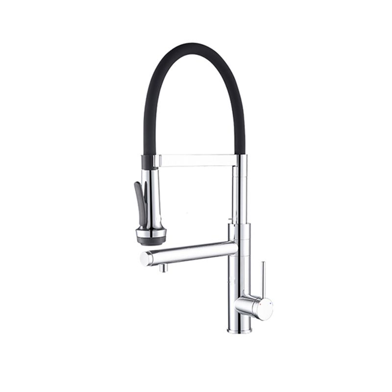 Modern Pull Down Switch Kitchen Faucet High Arch Profile Faucet Clearhalo 'Home Improvement' 'home_improvement' 'home_improvement_kitchen_faucets' 'Kitchen Faucets' 'Kitchen Remodel & Kitchen Fixtures' 'Kitchen Sinks & Faucet Components' 'kitchen_faucets' 1200x1200_4c4fb325-d243-4720-8a64-18bb8948d904