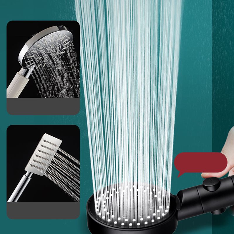 Modern Showerhead 6-Setting Adjustable Spray Pattern Handheld Shower Head Clearhalo 'Bathroom Remodel & Bathroom Fixtures' 'Home Improvement' 'home_improvement' 'home_improvement_shower_heads' 'Shower Heads' 'shower_heads' 'Showers & Bathtubs Plumbing' 'Showers & Bathtubs' 1200x1200_4c508ae3-363c-4408-98f8-187a61585de7