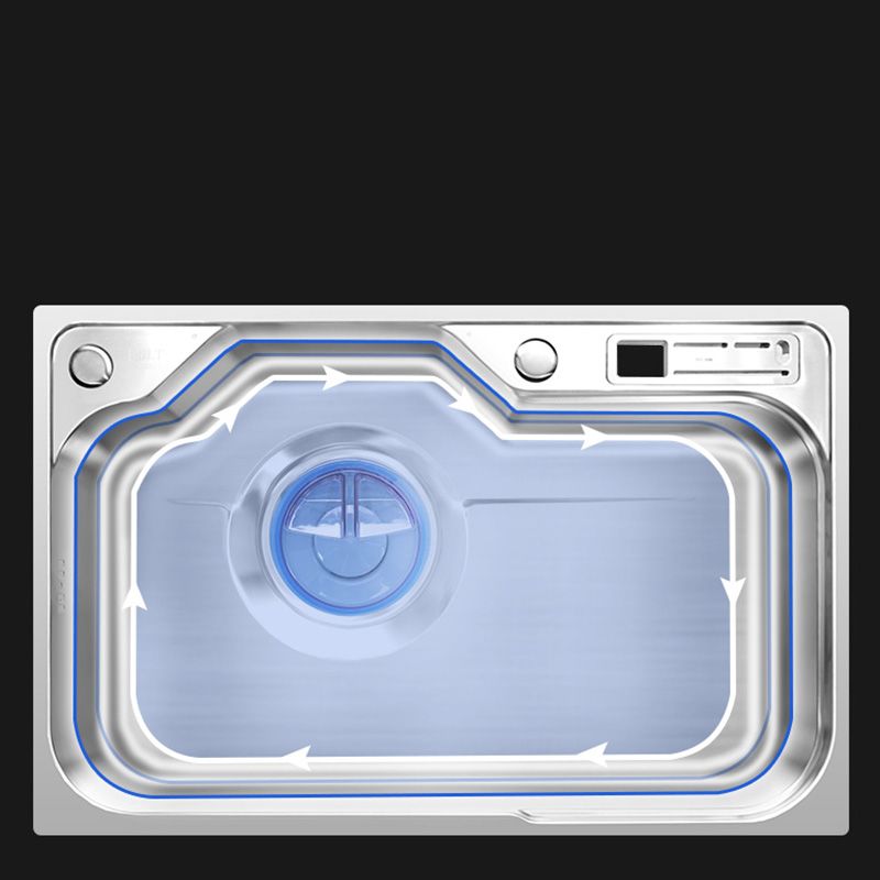 Contemporary Style Kitchen Sink Pure Color Stainless Steel 2 Holes Drop-In Kitchen Sink Clearhalo 'Home Improvement' 'home_improvement' 'home_improvement_kitchen_sinks' 'Kitchen Remodel & Kitchen Fixtures' 'Kitchen Sinks & Faucet Components' 'Kitchen Sinks' 'kitchen_sinks' 1200x1200_4c6d68a6-08a5-442c-a29c-227ac17f5d82