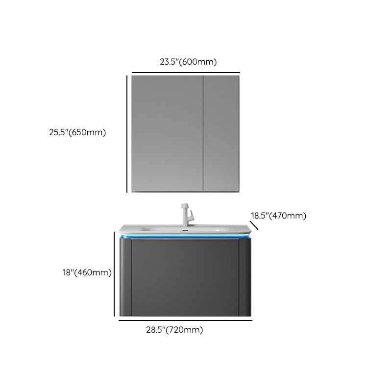 Wall Mount Mirror Included Bathroom Vanity Set with Sink Faucet Clearhalo 'Bathroom Remodel & Bathroom Fixtures' 'Bathroom Vanities' 'bathroom_vanities' 'Home Improvement' 'home_improvement' 'home_improvement_bathroom_vanities' 1200x1200_4c78bbf2-06ab-487e-a3e8-ac6d909be40c