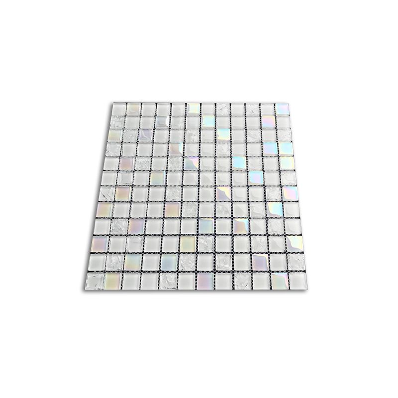 Glass Mosaic Tile Contemporary High Gloss Mosaic Tile with Square Shape Clearhalo 'Floor Tiles & Wall Tiles' 'floor_tiles_wall_tiles' 'Flooring 'Home Improvement' 'home_improvement' 'home_improvement_floor_tiles_wall_tiles' Walls and Ceiling' 1200x1200_4c7b807e-b860-4b99-8fc9-769efb6aa92d