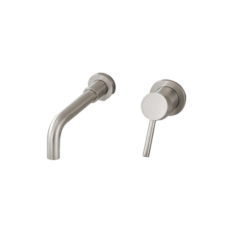 Single Hole Wall Mounted Bathroom Faucet Swivel Spout Basin Faucet Clearhalo 'Bathroom Remodel & Bathroom Fixtures' 'Bathroom Sink Faucets' 'Bathroom Sinks & Faucet Components' 'bathroom_sink_faucets' 'Home Improvement' 'home_improvement' 'home_improvement_bathroom_sink_faucets' 1200x1200_4c8615cb-3397-4e9d-877c-0d99ba75e3df