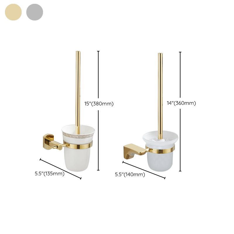 2 Piece Metal Bathroom Accessory Set Traditional Toilet Brush and Holder Set Clearhalo 'Bathroom Hardware Sets' 'Bathroom Hardware' 'Bathroom Remodel & Bathroom Fixtures' 'bathroom_hardware_sets' 'Home Improvement' 'home_improvement' 'home_improvement_bathroom_hardware_sets' 1200x1200_4c89f4e9-e31d-42b5-b440-f8592f899ab0