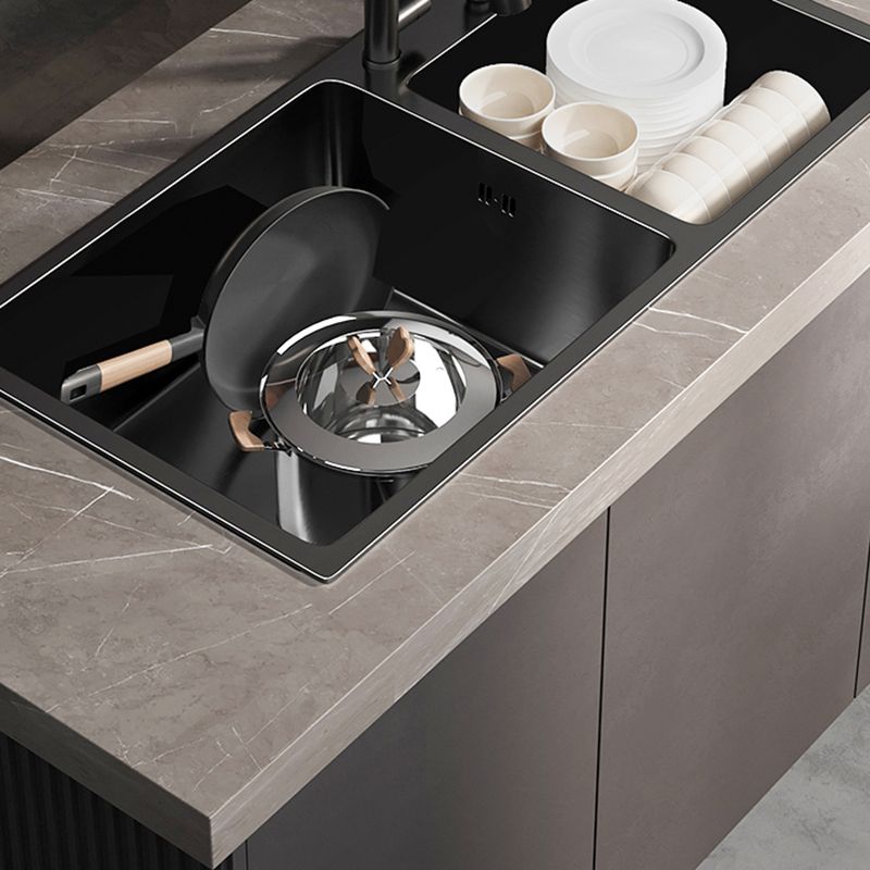 Stainless Steel Double Basin Sink Drop-In Kitchen Sink with Drain Assembly Clearhalo 'Home Improvement' 'home_improvement' 'home_improvement_kitchen_sinks' 'Kitchen Remodel & Kitchen Fixtures' 'Kitchen Sinks & Faucet Components' 'Kitchen Sinks' 'kitchen_sinks' 1200x1200_4ca73bd5-146d-4e2a-832a-ad5b02852786