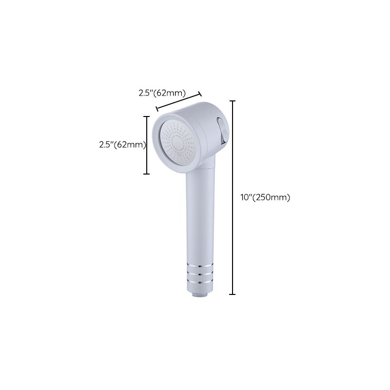 Contemporary Shower Head Combo White Adjustable Handheld Shower Head Clearhalo 'Bathroom Remodel & Bathroom Fixtures' 'Home Improvement' 'home_improvement' 'home_improvement_shower_heads' 'Shower Heads' 'shower_heads' 'Showers & Bathtubs Plumbing' 'Showers & Bathtubs' 1200x1200_4cc8880b-8c4b-48cd-afa5-36730cb9c869