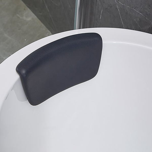 Modern Oval Center Bath Acrylic Freestanding Soaking White Bathtub Clearhalo 'Bathroom Remodel & Bathroom Fixtures' 'Bathtubs' 'Home Improvement' 'home_improvement' 'home_improvement_bathtubs' 'Showers & Bathtubs' 1200x1200_4ccf16b8-0217-4938-925a-2a786dc5c9c1