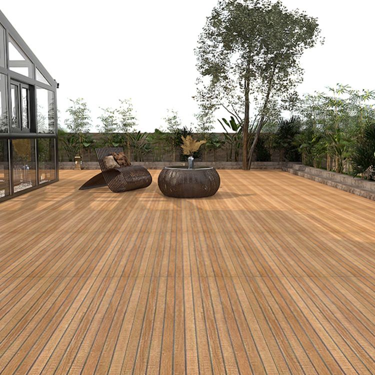 Outdoor Deck Tiles Floor Wall Wooden Snapping Stripe Composite Deck Tiles Clearhalo 'Home Improvement' 'home_improvement' 'home_improvement_outdoor_deck_tiles_planks' 'Outdoor Deck Tiles & Planks' 'Outdoor Flooring & Tile' 'Outdoor Remodel' 'outdoor_deck_tiles_planks' 1200x1200_4d1c3f71-436f-4547-bd33-8d42e33275ff