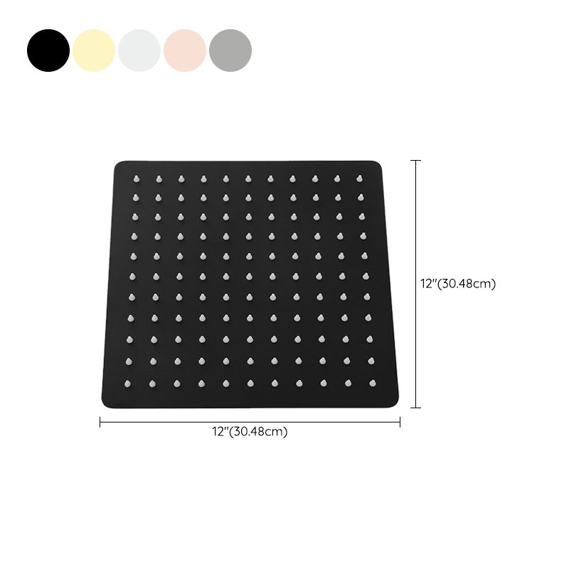 Stainless Steel Square Showerhead Standard Spray Pattern Wall-Mount Showerhead Clearhalo 'Bathroom Remodel & Bathroom Fixtures' 'Home Improvement' 'home_improvement' 'home_improvement_shower_heads' 'Shower Heads' 'shower_heads' 'Showers & Bathtubs Plumbing' 'Showers & Bathtubs' 1200x1200_4d1f0373-5e00-4b06-9bc8-cd9002250c5d