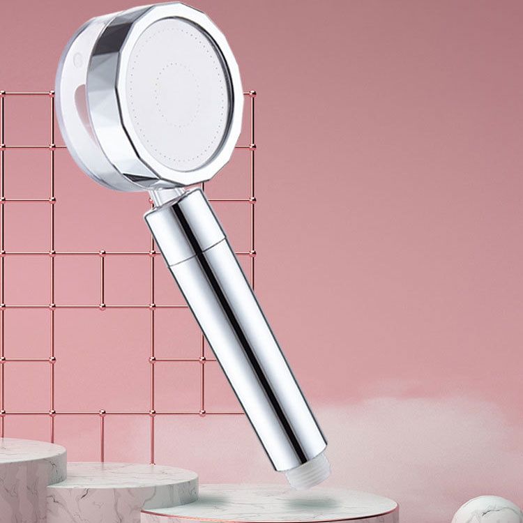 Contemporary Shower Head Combo Handheld Shower Head Plastic Wall-Mount Silver Shower Head Clearhalo 'Bathroom Remodel & Bathroom Fixtures' 'Home Improvement' 'home_improvement' 'home_improvement_shower_heads' 'Shower Heads' 'shower_heads' 'Showers & Bathtubs Plumbing' 'Showers & Bathtubs' 1200x1200_4d24e562-6502-433d-8343-76d8460de4e2