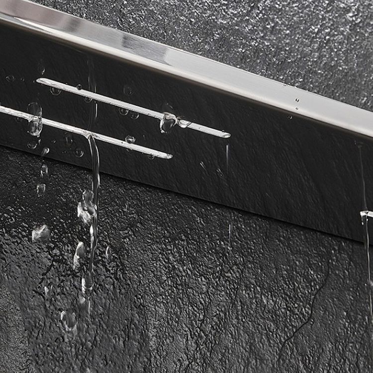 Modernism Rectangular Bath Shelf in Stainless Steel Polished Chrome Bathroom Hardware Set Clearhalo 'Bathroom Hardware Sets' 'Bathroom Hardware' 'Bathroom Remodel & Bathroom Fixtures' 'bathroom_hardware_sets' 'Home Improvement' 'home_improvement' 'home_improvement_bathroom_hardware_sets' 1200x1200_4d3a2dd7-b6aa-4bfa-bfd4-0dd125565b63