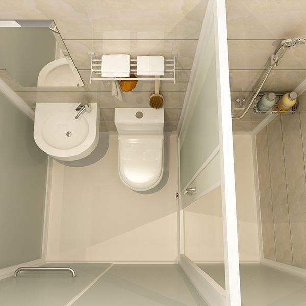 Contemporary Framed Shower Stall Frosted Shower Stall with Ceiling Clearhalo 'Bathroom Remodel & Bathroom Fixtures' 'Home Improvement' 'home_improvement' 'home_improvement_shower_stalls_enclosures' 'Shower Stalls & Enclosures' 'shower_stalls_enclosures' 'Showers & Bathtubs' 1200x1200_4d3e2da7-2031-4d2a-88d3-e4cbb8a53657