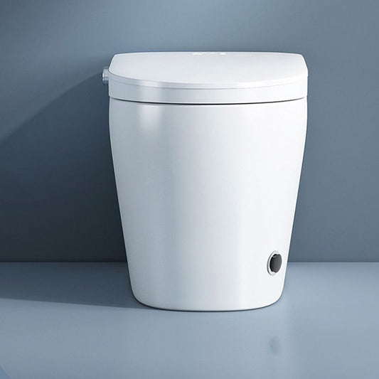 Contemporary Floor Standing Bidet in White Vitreous China Bidets Clearhalo 'Bathroom Remodel & Bathroom Fixtures' 'Bidets' 'Home Improvement' 'home_improvement' 'home_improvement_bidets' 'Toilets & Bidets' 1200x1200_4d47ebbe-0a91-4172-afdf-4a463ca573c1