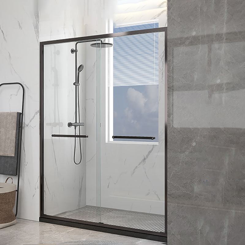 Transparent Scratch Resistant Shower Doors Double Sliding Shower Bath Door Clearhalo 'Bathroom Remodel & Bathroom Fixtures' 'Home Improvement' 'home_improvement' 'home_improvement_shower_tub_doors' 'Shower and Tub Doors' 'shower_tub_doors' 'Showers & Bathtubs' 1200x1200_4d5d0aa7-7968-4782-b264-401b270a690d